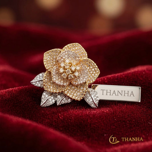 Anello a forma di fiore